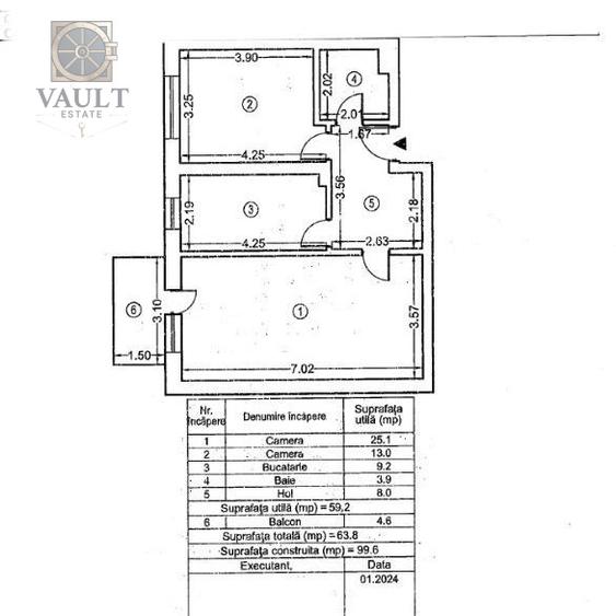 APARTAMENT 2 CAMERE-FINISAJE PREMIUM-MOBILAT UTILAT-PLAZA RESIDENCE - 1