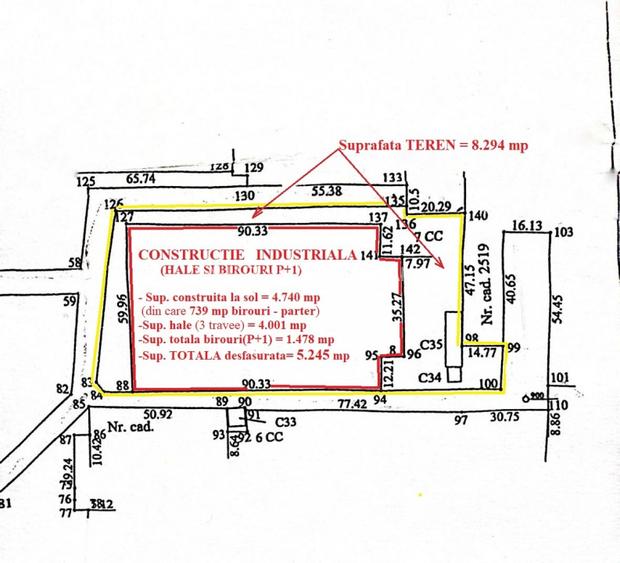 Vanzare/inchiriere FABRICA cu 3 HALE si BIROURI, zona industriala mun. VASLUI - 5