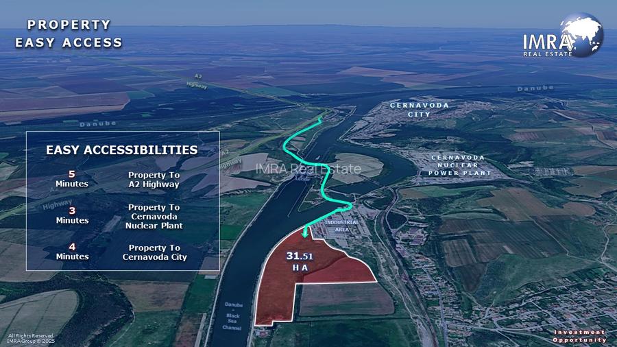 31.51 HA - Teren de Vanzare - Cernavoda, CT (Intermodal) - 3