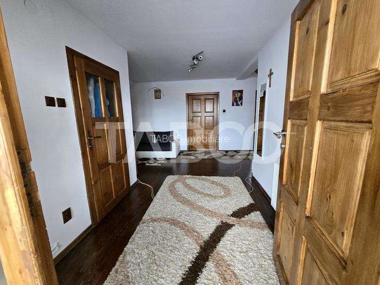 Casa mobilata de vanzare 150 mpu teren 450 mp garaj Piata Cluj Sibiu - 20