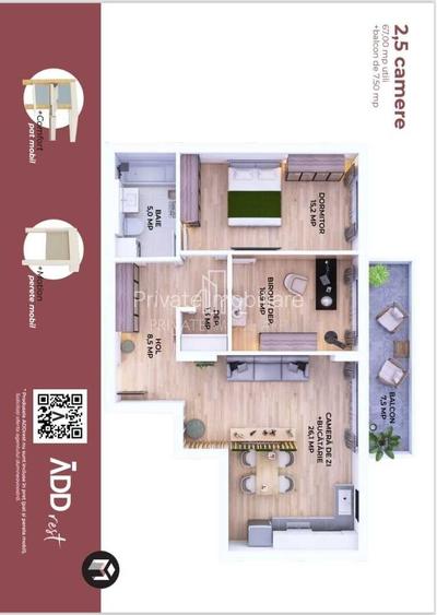 Apartament 3 camere, Maurer, Sighisoara - 2