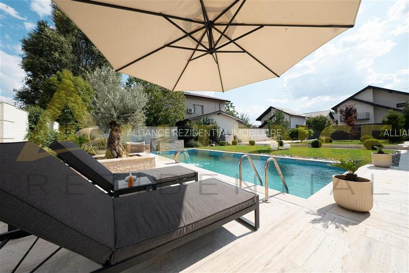 Vila Impresionanta cu Piscina Privata si Gradina de 850 mp in Comuna Berceni - 13