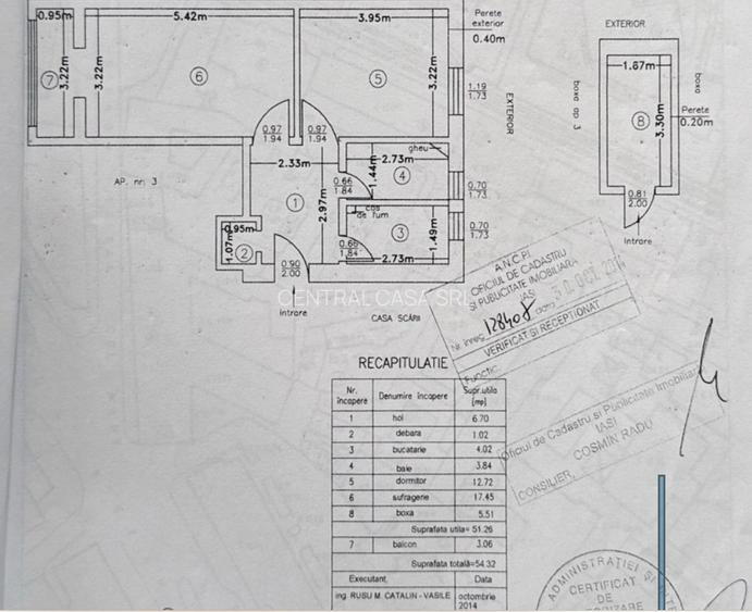 Apartament 2 camere Cuza Voda - Piata Unirii - 7