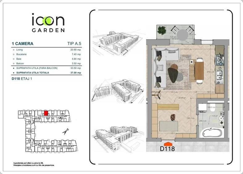 Garsonieră de vânzare - zona Moșilor - 6% reducere doar în decembrie - 19