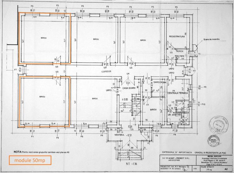 Zero comision, 50-100mp birou Grozavesti, pret accesibil, 8' metrou - 1