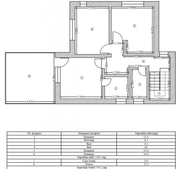 Casa 4 Camere 155mp | 0 Comision | teren 500mp | Corbeanca Petresti Ghioceilor - 4