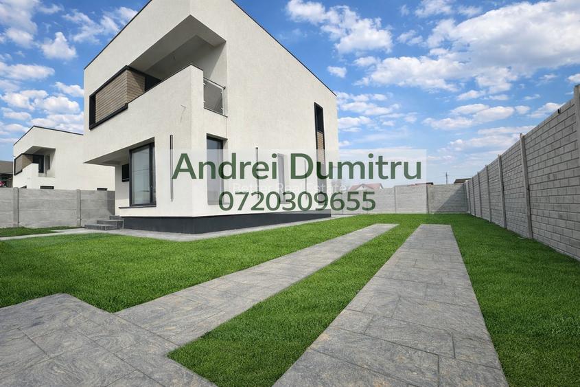 Casă P+1 stil mediteranean în Berceni – 4 camere, teren 370 mp, STB - 4