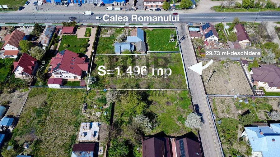 TEREN INTRAVILAT-1.500 MP-PIAZZETA-CALEA ROMANULUI - 2