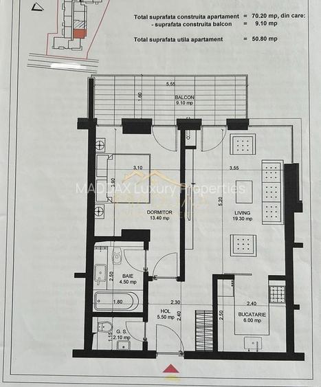 Apartament 2 Camere**2 Bai **Imobil Boutique NOU// Palatul Parlamentului - 1