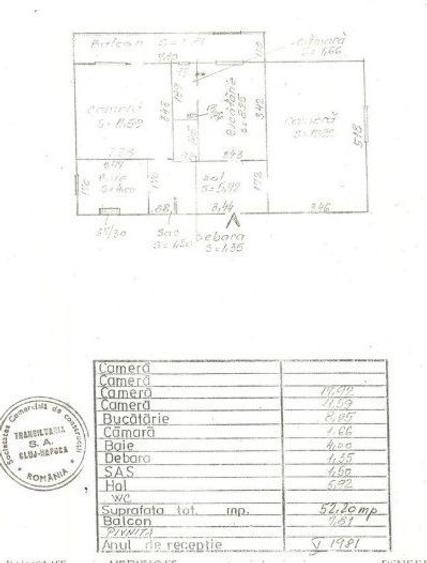 Apartament 2 camere, 52 mp, et. 1/4, decomandat - Pasteur, Zorilor - 10