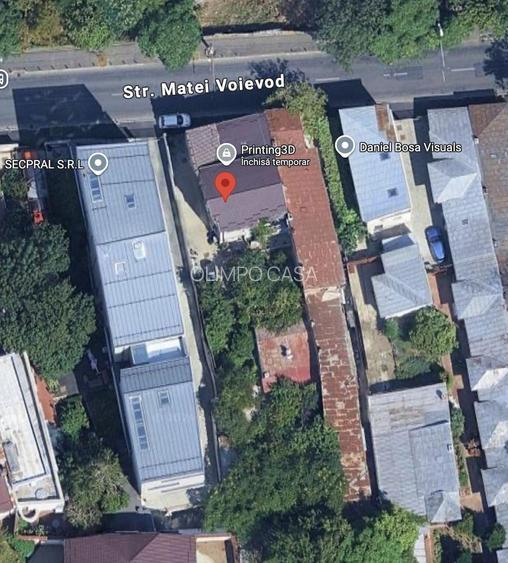 Teren 307 mp cu casă-  Matei Voievod- Posibilitate intaltime P+4 - 3