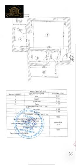 13 Septembrie Sabinelor - Studio Mobilat Bloc Nou 2x Balcon - 1