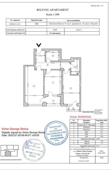 3 camere mobilat si utilat+loc parcare - 2