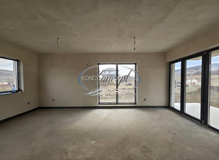 Casa eficienta energetic, noua, cu pod mansardabil generos - 7