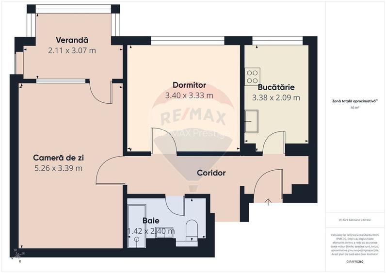 Apartament cu 2 camere de închiriat în zona Nicolae Grigorescu - 16