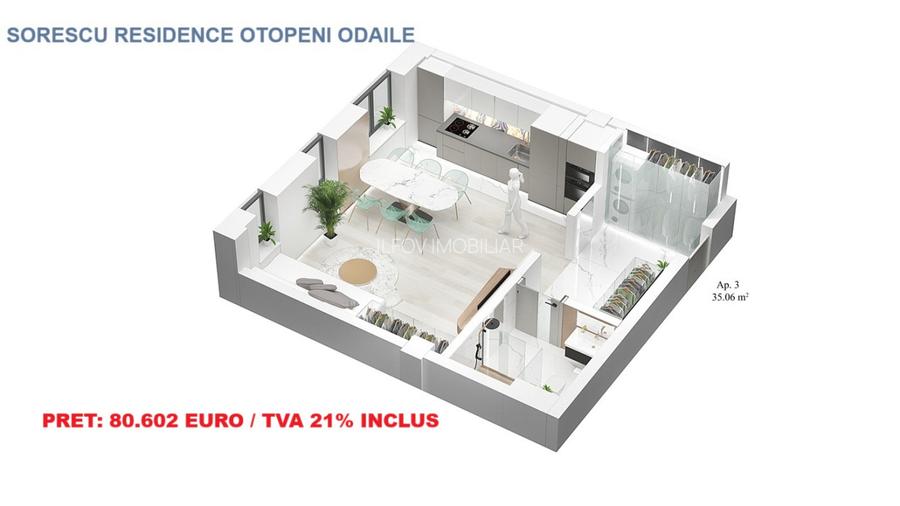 Sorescu Residence - Studio confort 1, bloc cu lift - 2