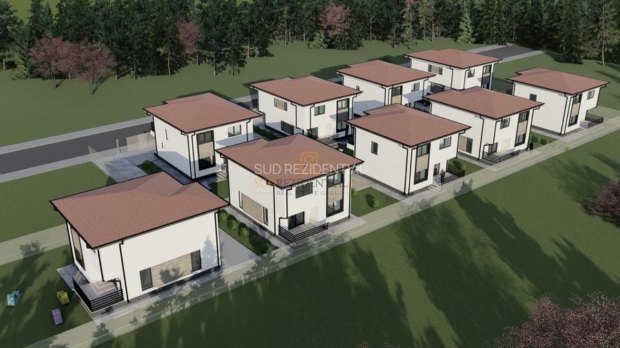 Lot de teren intravilan 2473 mp, proiect si autorizatie pentru 9 vile Berceni - 11