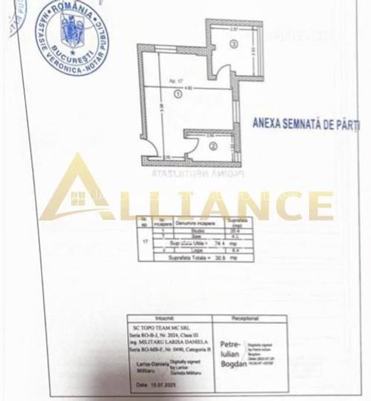 Garsoniera gata de mutare 10 min METROU Dimitrie Leonida - 12
