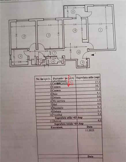 3 camere decomandat, bloc 1980, reabilitat Piata iancului - 2