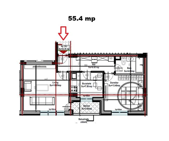 2 camere Metalurgiei Carrefour – proiect nou 2025 - 5