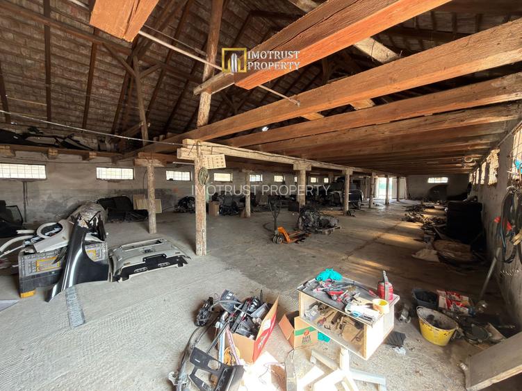 Hala + teren de închiriat pentru service auto / dezmembrări / depozit - 12