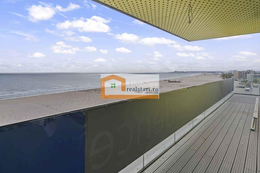Vedere frontala la Mare, Prima linie, Penthouse tip Duplex, bloc Boutique - 10