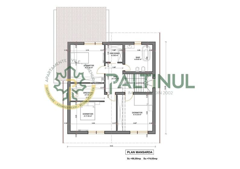Casă de vânzare în Tălmaciu, spațiu generos, exterior la cheie, interior la alb - 7