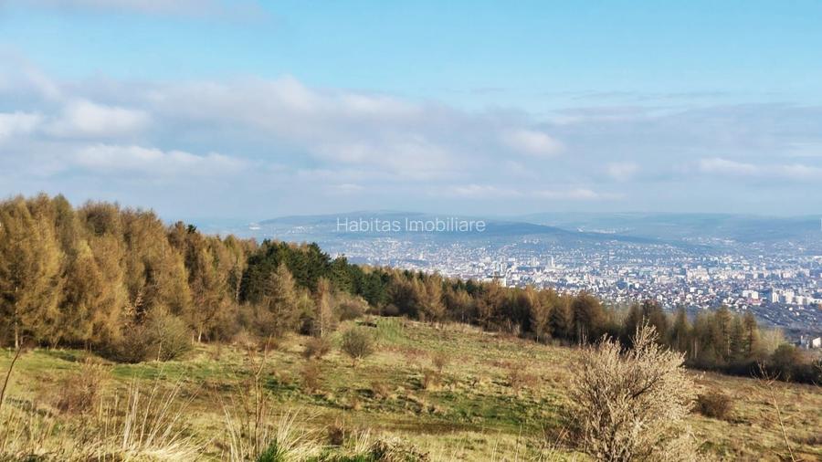 Teren intravilan de 2504 mp, font 21 m, panorama deosebita, Feleac - 7