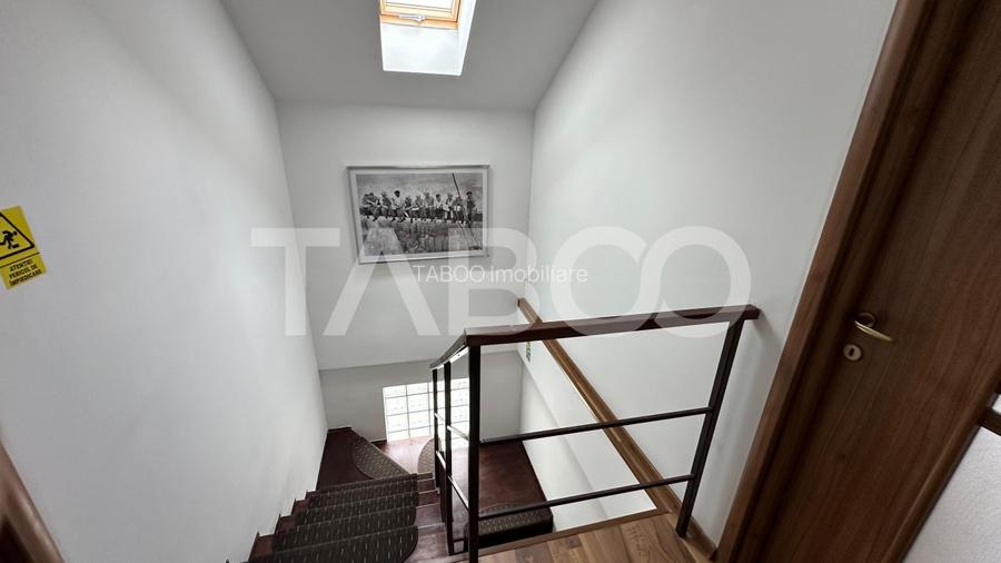 Casa curte libera 300mp 8 camere individuala zona Calea Poplacii Sibiu - 27