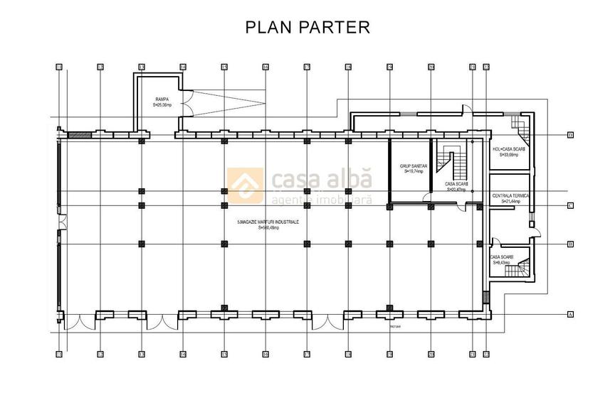 Spatiu de inchiriat, 809mp, amenajat, Tatarasi Sud - 17