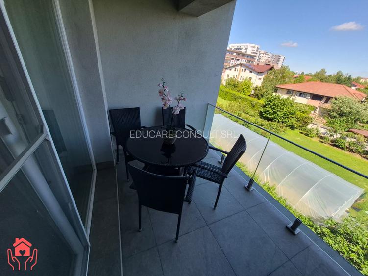 SISESTI-2 camere mobilate, 2 bai, terasa cu vedere lac, bloc boutique, parcare! - 4