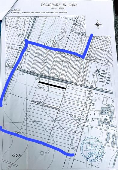 Teren intravilan 400 mp Costinești | PUZ aprobat | P+2 | 20.000 € cash sau rate