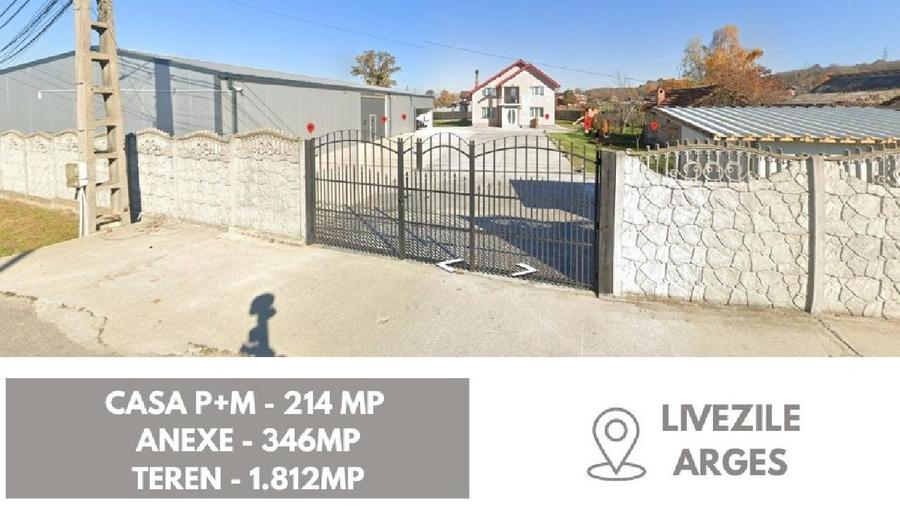 Casa P+M - 214 mp + Anexe - 346mp + Teren - 1.812mp, Sat. Livezeni