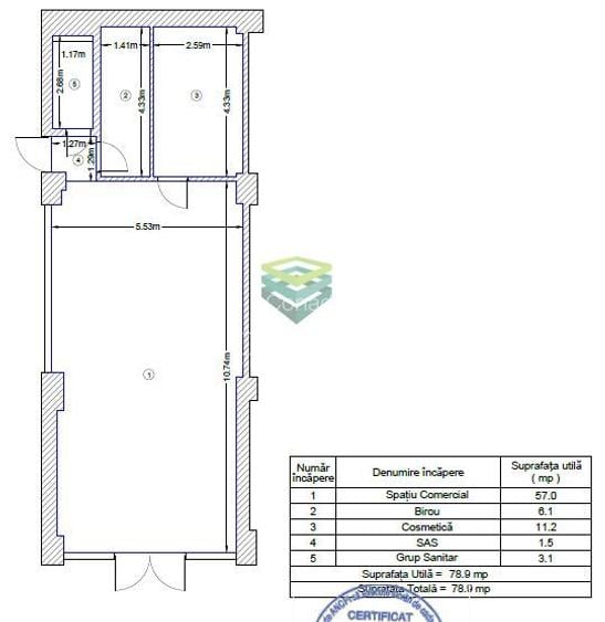 Spatiu Comercial | 80mp | Titan | 5 min Metrou | Preluare Business - 1