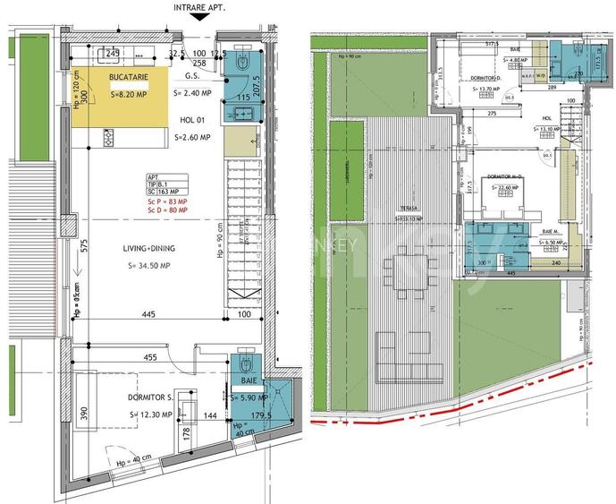 Apartament tip duplex cu 4 camere | 133mp gradina | 2 locuri de parcare - 1