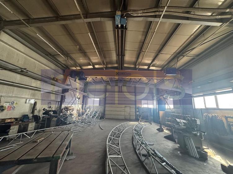 Hală industrială 374mp echipată | Pod rulant + utilaje | Crevedia - 11