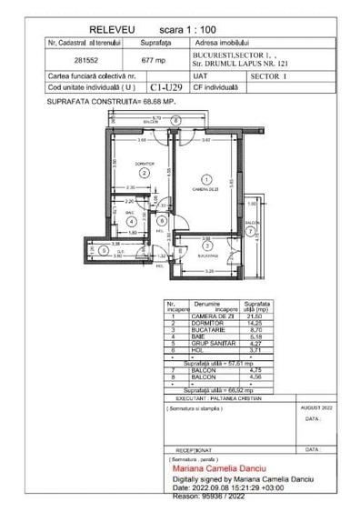 Apartament 3 camereI  loc de parcare I 5 minute Mall BANEASA - 22