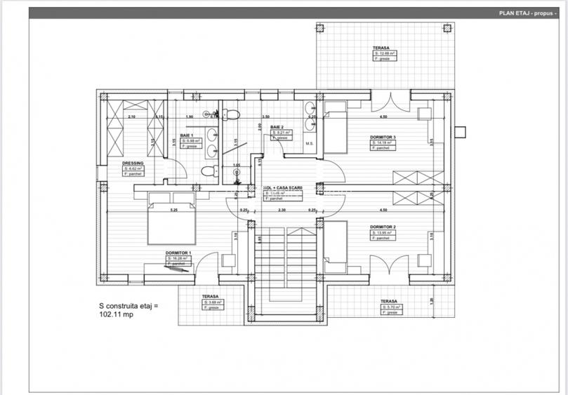 Dumbravita – Casa P+E, 161 mp utili, foisor 30 mp, panouri 8,5 kW, teren 450 mp - 2