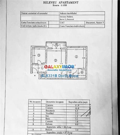 Vanzare apartament 2 camere TITAN (Intrarea Badeni) zona linistita - 5