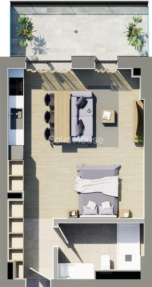 PROMOTIE BLACK FRIDAY !! SOLID SKYLINE MAMAIA- STUDIO VEDERE FRONTALA LAC- SMART - 17