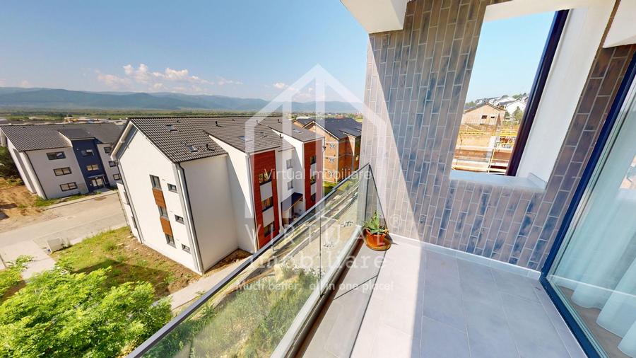 Ap cu 2 camere, 54mp utili, balcon, mobila, parcare, Cristian - 14