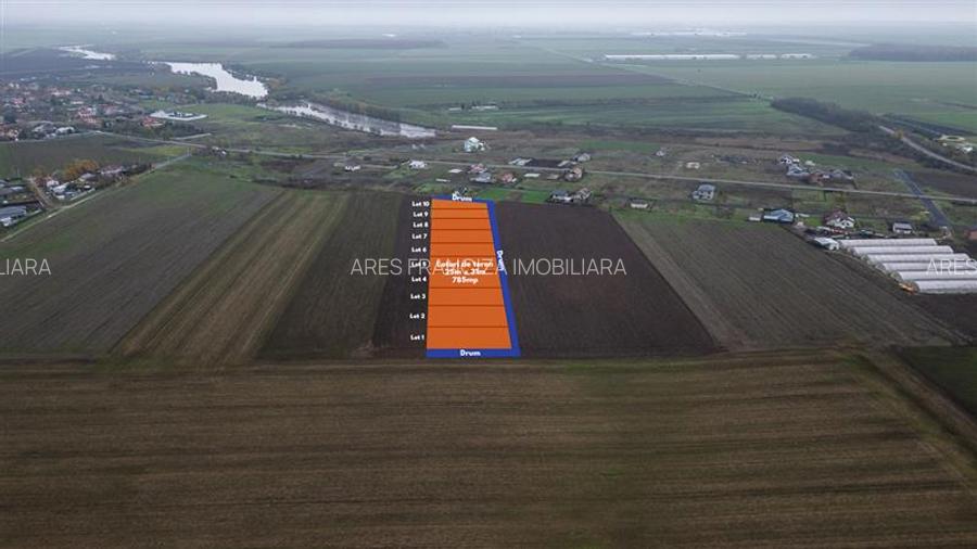 BELCIUGATELE - DN3,TEREN INTRAVILAN 785 MP,DESCHIDERE 25 ML,INVESTITIE - 3