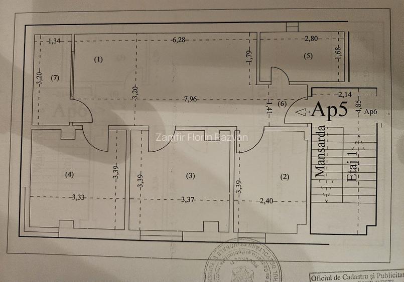 Apartament 3 camere, bloc 2012, mobilat și utilat, zona linistita Damaroaia - 14