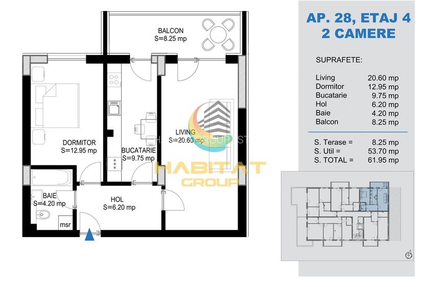 Apartament 2 camere decomandat - Pallady - 1