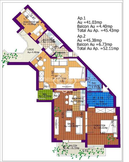 4 camere compartimentate în 2 apartamente | Piata Kogalniceanu - 17