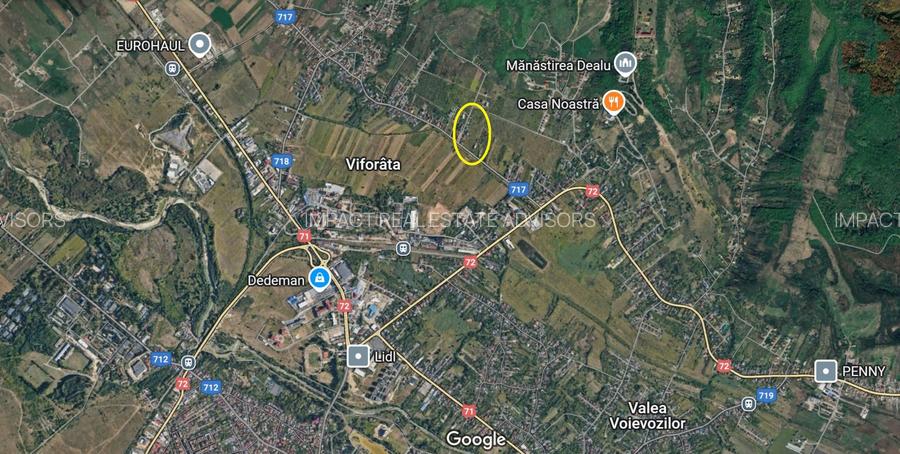 Teren 3700mp | Aninoasa | Via Solarino | Dambovita - 3