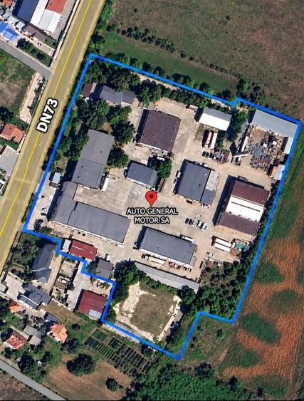 Complex industrial Maracineni / Hale 278-1200mp / Acces direct DN73, TIR