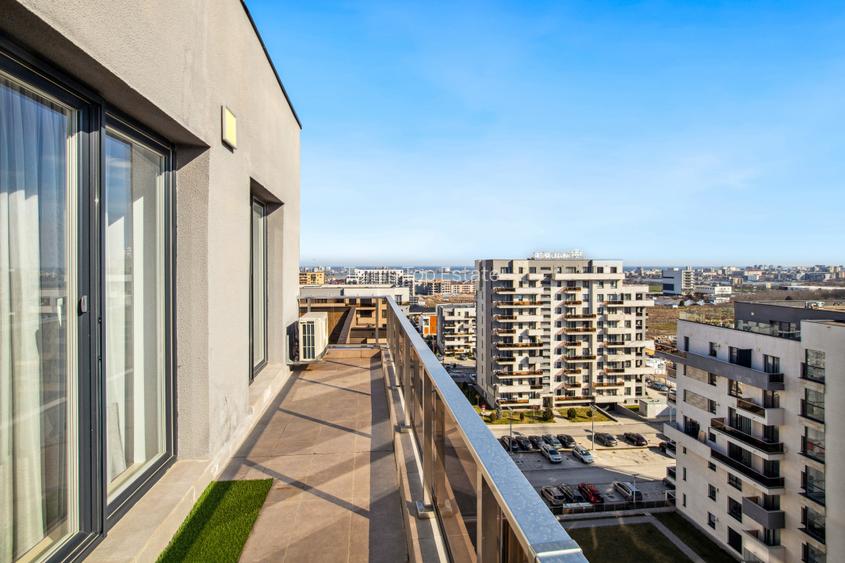 Penthouse 4 camere, mobilat si utilat premium in Complex Maurer, Tomis Plus - 21