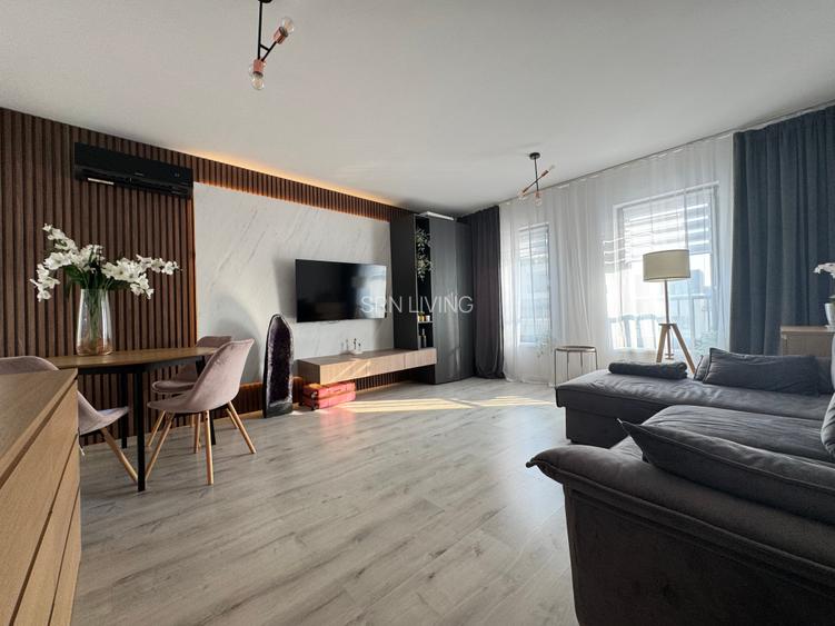 De inchiriat - Apartament 2 camere 57 mp - decomandat + loc de parcare subteran - 2