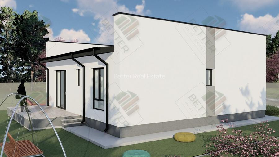 Casa Individuala  Parter - 3 Camere - 2 Bai - 7